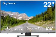 TV SYLVOX 22" 12V Full HD Smart Android com DVD