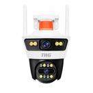 Tw 9570 camera speed dome wi fi 2mp 2 cameras (1 fixa/1 movel) strobe twg