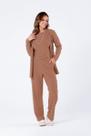 Twin Set Canelado 2 Peças - Cardigan e Regata Bege Mara
