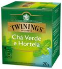 Twinings of london sabor chá verde e hortelã 20g - 10 sacos Twinings of london sabor chá verde e hortelã 20g - 10 sacos