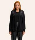 TwinSet Feminino Cardigan Com Regata Endless Preto