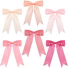 Twist Tie Bows Canlierr Pastel Satin Ribbon 48 unidades rosa Twist Tie Bows Canlierr Pastel Satin Ribbon 48 unidades rosa