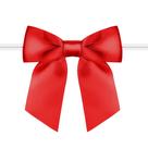 Twist Tie Bows RainbowPana Christmas, pacote com 120 fitas de cetim vermelhas Twist Tie Bows RainbowPana Christmas, pacote com 120 fitas de cetim vermelhas