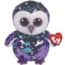 Ty Beanie Sequins Flippables, animal de pelúcia, gato, coruj