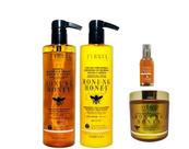 Tyrrel Honung Honey Kit Reconstrutor Reposição de Colágeno (3 Produtos) + Óleo de Figo da Índia 50ml