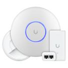 U6+ Plus Ubiquiti Com Fonte 15W 48V Roteador Wi-Fi 6 Access Point 3.0 Gbps + Injetor PoE