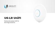 Ubiquiti Unifi U6-LR AP Ac 4X4 Wifi 6 2.4/5.0GH