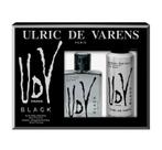 Udv ulric de varens kit perfume masculino black edt 100ml 2 em 1