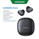 UGREEN Dots Fones de ouvido sem fio Bluetooth 6.0, graves profundos, 35H, APP