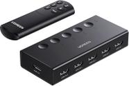 Ugreen Switch Interruptor Hdmi 5 in 1 Out 4K 60Hz c/controle remoto