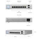 Ui. us-8-150w-br unifi switch 8p poe rj45 + 2p sfp