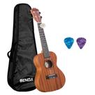 Ukulele Acústico Benoá 4 Cordas Tamanho 23 UK-23S Com Capa
