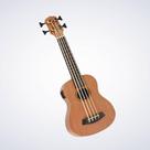 Ukulele Baixo Strinberg Eletrico Uk Bass Mgs Mahogany C/ Capa