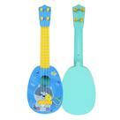 Ukulele Blue Dog de 51 cm para crianças, brinquedo musical para iniciantes de 4 cordas