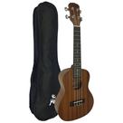Ukulele Concert Sapele Natural Malibu 23 Capa Corda Aquila