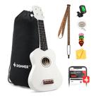 Ukulele Donner Soprano de 21 polegadas para iniciantes com kit e aulas