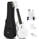 Ukulele Enya Nova U Mini Soprano de 21 polegadas em fibra de carbono branca