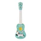 Ukulele Kids, 35 cm, jogável, com design de zebra, cor verde