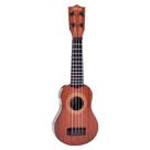Ukulele Mini para crianças, guitarra de brinquedo jogável de 36 cm, Pink Bear