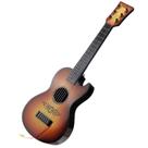 Ukulele para crianças, guitarra jogável de 6 cordas de 54 cm, marrom