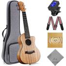 Ukulele Ranch Concert 58cm Cutaway com 12 aulas online