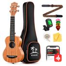 Ukulele Tenor Donner DUT-1 Mahogany 66 cm com pacote inicial