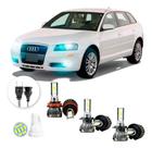 Ultra Led Nano 22000lm Audi A3 2009-2013 Alto Baixo Milha