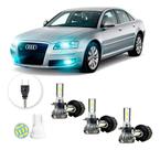 Ultra Led Nano 22000lm Audi A8 2004-2008 Alto Baixo Milha Ultra Led Nano 22000lm Audi A8 2004-2008 Alto Baixo Milha