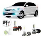 Ultra Led Nano 22000lm Chery Celer 2013-14 Alto Baixo Milha