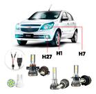 Ultra Led Nano 22000lm Chevrolet Agile 2012-2016 H1 H7 H27