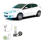Ultra Led Nano 22000lm Fiat Bravo 2010-2016 Farol Milha H1