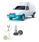 Ultra Led Nano 22000lm Fiat Fiorino 1990-2013 Farol Milha H3