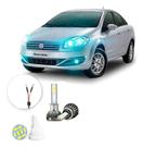 Ultra Led Nano 22000lm Fiat Linea 2007-2016 Farol Milha H1