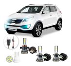 Ultra Led Nano 22000lm Kia Sportage 2011-16 Alto Baixo Milha