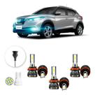 Ultra Led Nano 22000lm Nissan Kicks 2017-21 Alto Baixo Milha