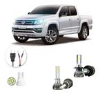 Ultra Led Nano 22000lm Volkswagen Amarok 2010-22 Alto Baixo