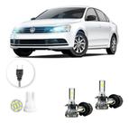 Ultra Led Nano 22000lm Volkswagen Jetta 2014-2021 Alto Baixo