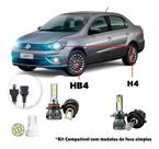 Ultra Led Nano 22000lm Volkswagen Voyage 2017-2021 H4 Hb4