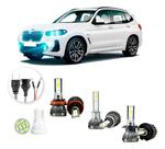 Ultra Led Nano Bmw X3 2004-2020 22000lm Alto Baixo Milha