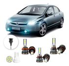 Ultra Led Nano Honda Civic 2006-2008 H11 Hb4 Hb3 22000lm