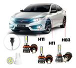 Ultra Led Nano Honda Civic 2017-2020 H11 H11 Hb3 22000lm