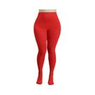 Um par de lã feminina mais meia-calça de lã quente puxada de tamanho grande