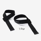 Um Par - Strap Musculação - Tala Strap Treino Academia - Resistente Cor Preto
