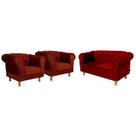 Uma Namoradeira + Duas Poltronas Chesterfield Duque Uma Namoradeira + Duas Poltronas Chesterfield Duque