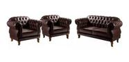 Uma Namoradeira Duas Poltronas Chesterfield Elisabeth Corano Café ESCRITORIO CASA