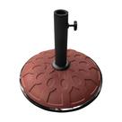 Umbrella Base International Caravan 25 libras de resina de terracota Umbrella Base International Caravan 25 libras de resina de terracota