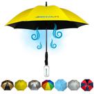 Umbrella Breeze Life Mister com ventilador embutido e neblina amarela Umbrella Breeze Life Mister com ventilador embutido e neblina amarela