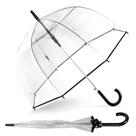 Umbrella SheDrain Bubble See Through Rain Windproof Vortex