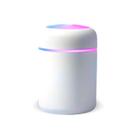 Umidificador Branco com Led Aromatizador USB 300ml Tecnologia Ultrassônica Desligamento Automático Função Luminária