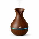 Umidificador de Ar Decorativo Formato Vaso Cor Marrom para Ambientes Internos